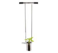 Transplanteur de bulbes - Jardinière manuelle à long manche - Outil de plantation de petits bulbes confortable, désherbeur de gazon pour la maison et le potager