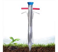 Transplanteur en acier inoxydable, long 90 cm, outil de plantation de jardin robuste pour semis, poignées renforcées par mécanisme à ressort pour ferme américaine