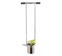 Transplanteur facile de - Corps en acier durable - Outil de plantation de bulbes à prise en main confortable - Coupe-gazon | Désherbeur manuel pour d'intérieur et d'extérieur