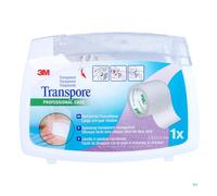 Transpore Rouleau de Bandage Transparent 25mmx5m