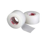 Transpore Lot de 6 rouleaux de sparadrap médical hypoallergénique transparent avec adhésif 3M 25 mm x 9,1 m
