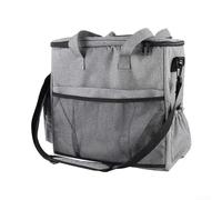 Transport Chien Multifonction avec Bols Pliables - Fourre-tout Étanche pour Croquettes - Taille 40cm(Gray)