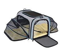 transport extensible pour animal compagnie - transport souple approuvé par les compagnies aériennes | transport pour petits chiens, chats, chiens, avions - transport