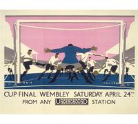 Transport For London - imprimé "Cup Final Wembley Saturday April 24th", papier PM12040 (30 cm x 40 cm) (coloré)