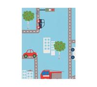 Transport Papier peint 10m Bleu