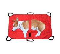 Transport pour chien - Porte-secours - Ceinture de sécurité pliable - Design pliable multifonction - Pour patient PET - Avec sangle de sécurité pour chat lapin de taille moyenne