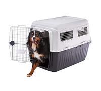 Ferplast Transport pour Grands Chiens ATLAS 80, avec Mangeoire et Accessoires, Fermeture de sécurité, Grilles d'aération