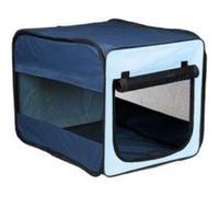 Transport Souple Twister, M: 50 × 52 × 76 Cm, Bleu Foncé/Bleu Clair - Mon Animalerie Bleu G