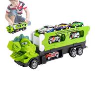 TRANSPORTER DU DINOSAUR - ABS 34X6.5X10.5CM | Toys De Camion De Transport Avec Fonction De Glissement Inertielle, Temps De Jeu Pour Tout-petit, Jouet Pratique Créatif - Jouet De Piste De Course Pliabl