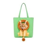 Transporteur Chat Petit Animal Panière Portable avec Orifice Tête | Sac de Transport pour Chiot Camping Parc Shopping Trajet en Voiture
