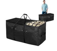 Transporteur d'alimentation de bétail - sac de foin extra grand, fourre-tout Oxford durable | Sac de rangement de balle étanche pour poignée renforcée, fournitures d'alimentation en moutons bovi