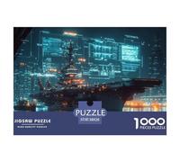 . Transporteur d'avions 1000 Pièces Puzzle Adulte Un Puzzle Difficile Jeu pour Toute La Famille Divertissement Puzzles Classiques pour Adultes Et Enfants À Partir De Décoration De La Maison 38x26c