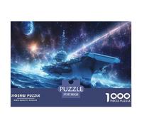 Transporteur d'avions 1000 Pièces Puzzles pour Adultes Un Puzzle Difficile Jeu Éduchatif Défi Jouets Enfants Activité Familiale Parfaite Décoration De La Maison 38x26cm/1000pcs