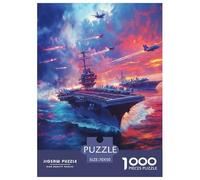 Transporteur d'avions Puzzle 1000 Pièces Educa Jouet en Bois Divertissement Créatif Décoration Intérieure Jeu Éduchatif Challenge Toy Adultes & Enfants des 14 Ans 70x50cm/1000pcs