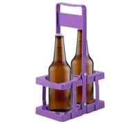 Transporteur de boissons - Bouteille de bière | Porte-bouteilles pliable | Rack de collation de bière | Porte B-Eer Carriier Wine à 2 bouteilles | Organisateur de boissons portable pour camping, pic