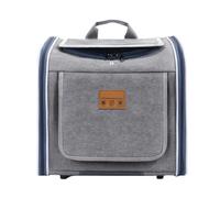 Transporteur De Chien Pour Vélo - Sac À Dos Pliable Portable - Sac À Dos De Transport Pour Animaux Renforcé - Pour La Marche La Sécurité Les Voyages Les Trajets Le Cyclisme Familial Les Activités Exté