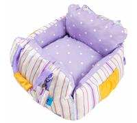 Transporteur de pour Chien Chat Sac de Transport Niche Mobile Panier Auto Grande Enceinte Confortable avec Bords, Color to 2, M Suggère Moins De 8 Catties