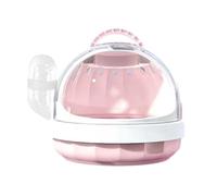 Transporteur de pour hamsters, porte-boucles - Cage pour petits animaux pour chinchilla - Sac panoramique avec bouteille d'eau détachable, cage respirante pour cri