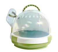 Transporteur de voyage pour animaux de compagnie - cage petite animale portable avec serrure sécurisée - porte-hamster léger pour chinchilla, écureuil, lézard et autres petits animaux de compagnie, ca