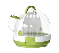 Transporteur de voyage pour oiseaux, transporteur de voyage transparent et respirant avec loquet de verrouillage, cage à oiseaux légère pour perruche, accessoires de cage à oiseaux pour perruches, sac