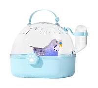 Transporteur d'oiseaux, cage de transport de hamster pour le transport - Case des petits compagnies d'animaux de compagnie | Étui panoramique portable avec bouteille d'eau pour aventures sauvages exté