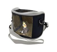 Transporteur d'oiseaux - Sac portable pour perroquets, H | Bandoulière de transport andheld, accessoire de vol approuvé par les compagnies aériennes, poignée, espace de visualisation transparent, maté