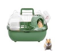 Transporteur Hamster Couvercle Portable Transparent Mignon | Boîte De Transport Pour Hamster Pour Gerbille Lapin Furet Souris Écureuil Visite Vétérinaire