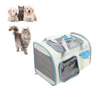 Transporteur pour Animaux de Compagnie, Sac à Dos en Filet Respirant 51x30x34cm pour Petit Chat Moyen, Chien, Chiot, Porte-Animal Portable Voyager en Plein Air, Accessoires