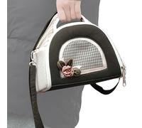 Transporteur Pour Cochons D'Inde - Maille De Taille Moyenne | Transporteurs Pour Petits Animaux | Sac De Transport Pour Chiots Pour Des Voyages En Plein Air En Toute Sécurité, Des Visites Chez Le Vété