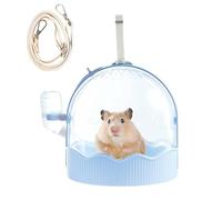 Transporteur pour Hamster | Cage de Voyage Portable pour Cochon d'Inde avec Sangle d'Épaule Réglable | Sac de Transport pour Jardin Terrasse Jeu Extérieur Toilettage Promenade