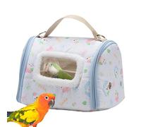 Transporteur pour Oiseaux - Boîte De Transport Chaude pour Perroquet avec Fenêtre,Cage De Voyage pour Oiseaux - pour Inséparable Gris D'Afrique Calopsitte Perruche Conure Canari