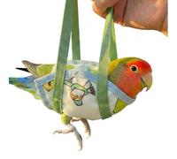 Transporteur pour oiseaux - Harnais Gilet Anti-évasion - Harnais pour oiseaux avec poignée pour conure - Pour perruche, pinson, inséparable, en extérieur, en intérieur, pour la promenade, au parc et a