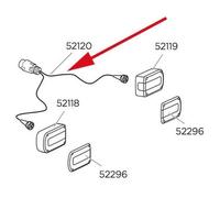 Transporteurs Pièces détachées Thule Cable Set Minipoint 7 Pin 1400mm 52120 - Taille Unique - Noir