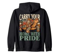Transportez Notre Maison avec la Tortue Pride Tortue Sweat à Capuche