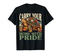 Transportez Notre Maison avec la Tortue Pride Tortue T-Shirt