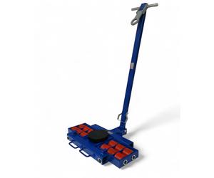 Transportfahrwerk 12t avec Poignée Et Caoutchouc Orientable Roulette Orientable