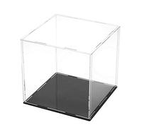 Transprent Lot de 2 étagères de rangement simples en acrylique pour décoration d'intérieur