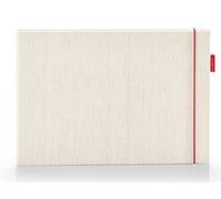transtoype senseBook Sketchpad, carnet de croquis A4, papier crème, 180 g/qm, 40 pages, reliure en lin crème, pour crayon, crayon de couleur, fusain, marqueur de mise en page