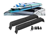 Transversales Toit Coussinets De Toit Voiture Souples Universels, Tissu Oxford en PVC 600D pour Kayak/canoë/Planche À Voile, Bagages, Charge Transport 60kg