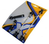 Tranz-X Broches Pour Boulons De Siège Et Roue Avant/Arrière À Détachement Rapide Outil De Sécurité Inclus Noir Noir-Reely