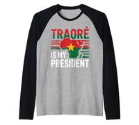 Traore est Mon président Burkina Faso - Ibrahim Traoré Manche Raglan