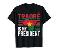 Traore est Mon président Burkina Faso - Ibrahim Traoré T-Shirt Graphique avec Valeur