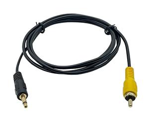 Traovien Câble Auxiliaire Audio Vidéo 3,5 mm vers RCA, Plaqué Or 3,5 mm, Prise Mâle Mono TS vers RCA Mâle
