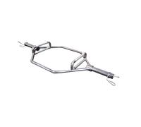 Trap barre olympique+ 2 stop-disques Sveltus Argenté 142 cm Unisex