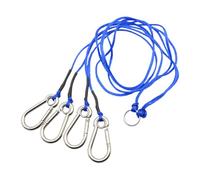 Trap Harness - Marine Grade 4-Arm Craab Pot Harnes, Heavy Duty Metal Hooks Rope Rigging | Durable Freshwater Sea Cage Lifting Equipment for Shrimp Prawn Crab Fishing Boats Dock Work