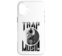 Trap Music DJ Techno Festival EDM Rave Yin Yang Crâne Coque pour iPhone 16 Plus