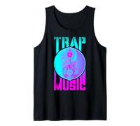 Trap Music DJ Techno Festival EDM Rave Yin Yang Crâne Débardeur