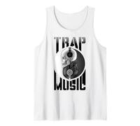 Trap Music DJ Techno Festival EDM Rave Yin Yang Crâne Débardeur