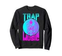 Trap Music DJ Techno Festival EDM Rave Yin Yang Crâne Sweatshirt