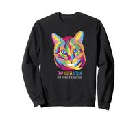Trap Neuter Return (TNR) The Humane Solution Cat Art Love Sweatshirt